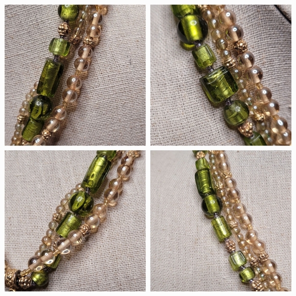 Vintage Glass Bead Necklace - Picture 3 of 16